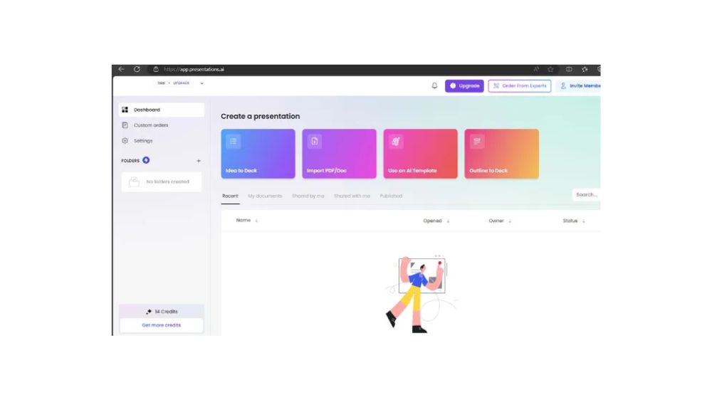 ساخت پاورپوینت با هوش مصنوعی presentations.ai