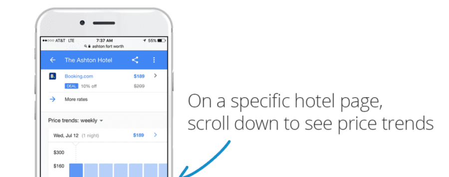 Google's new policies for how to display hotel room rates and availability