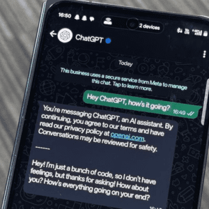ChatGPT WhatsApp support for image and voice message