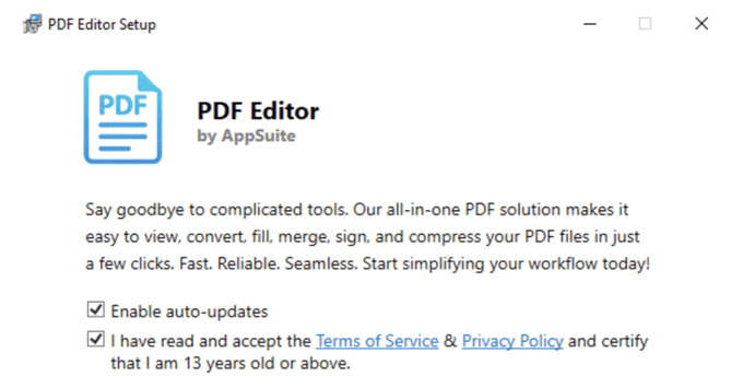AppSuite PDF Editor