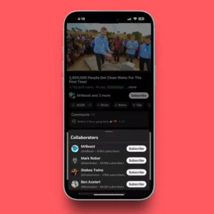 Create collaborative content on YouTube with the new Collab feature