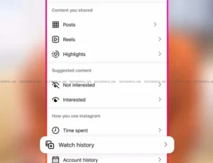 Instagram Watch History Feature News