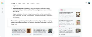 inks in Search AI features