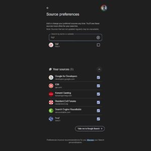 گوگل دو ویژگی جدید Preferred Sources و Spotlighting subscriptions را برای شخصی‌سازی نمایش محتوای سایت های خبری در سرپ منتشر کرد
