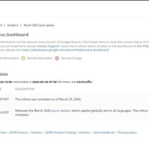 Google’s March 2026 Spam Update