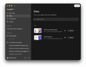 ChatGPT Sites