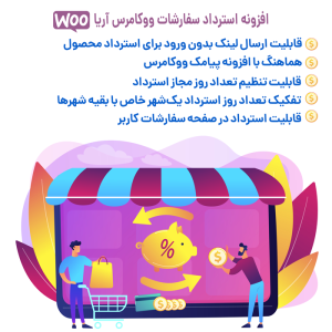 افزونه استرداد سفارشات آریا