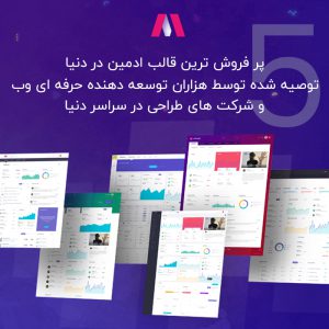 قالب HTML پنل مدیریت مترونیک | Metronic - Responsive Admin Dashboard